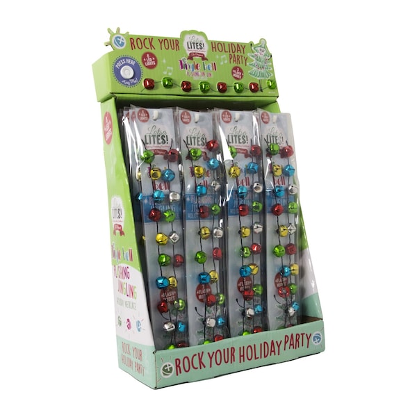 Dm Merchandising DM Merchandising Lotsa Lights Light up Bells Necklace Metal 1 pk X-LTJB - main